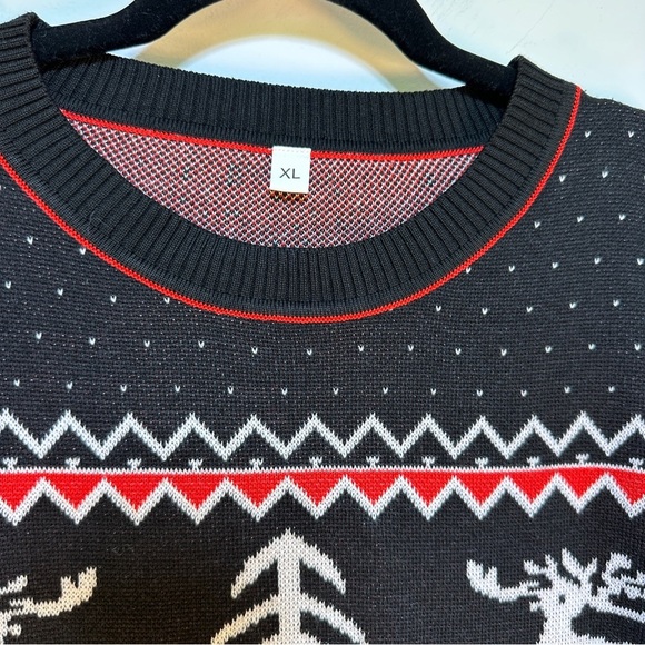 Ugly Christmas Sweater | Women’s Reindeer Tree Holiday Knit | Size XL - Picture 3 of 5